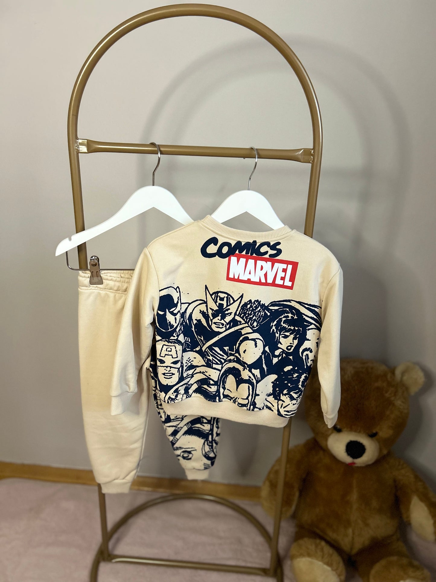 Marvel karakterli 3 iplik erkek çocuk takım