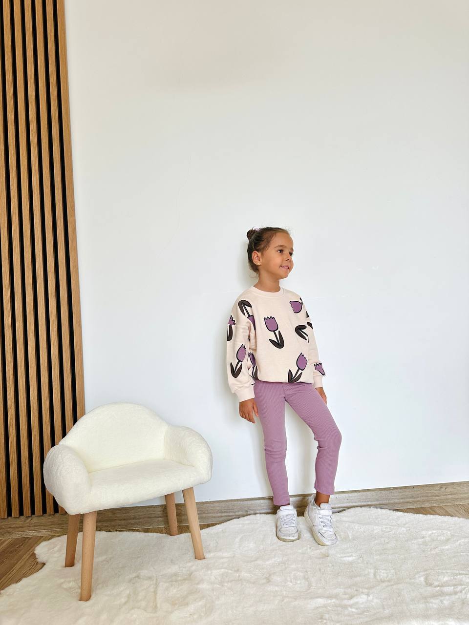 Lale desenli 3 iplik model