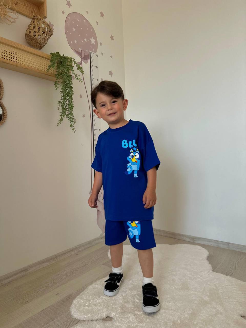 Bluey erkek çocuk takım