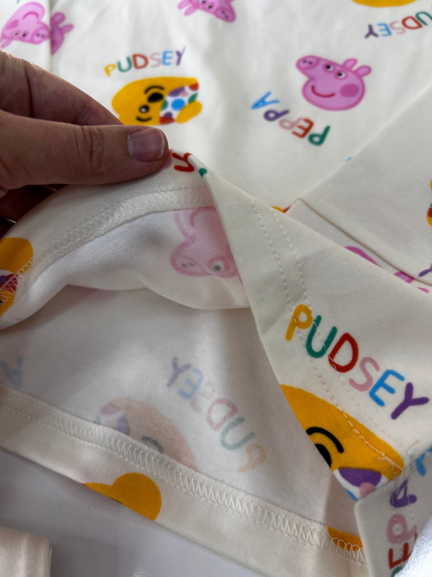 Peppa pig interlok kumaş pijama takımı