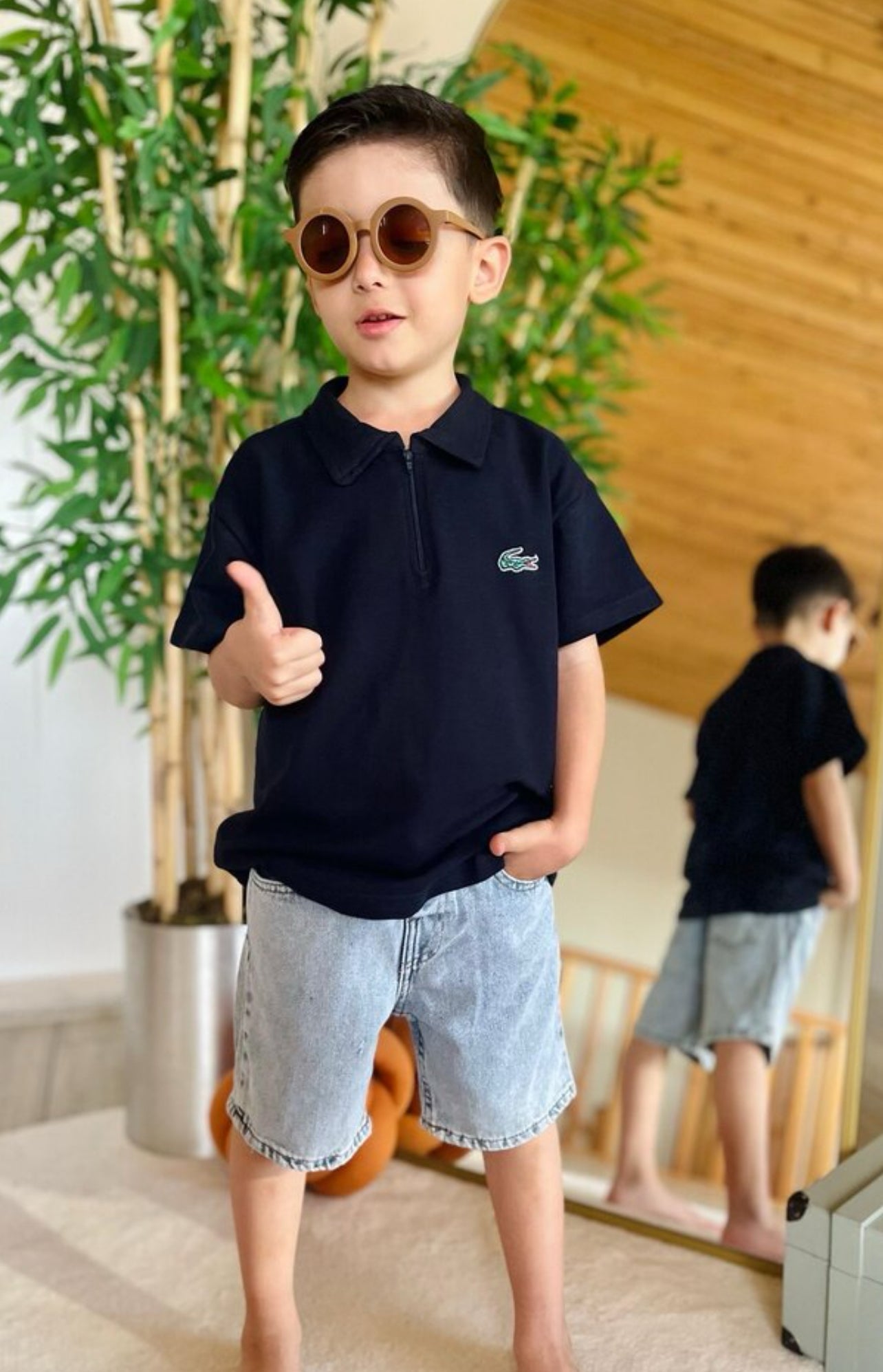 Erkek çocuk jean şort