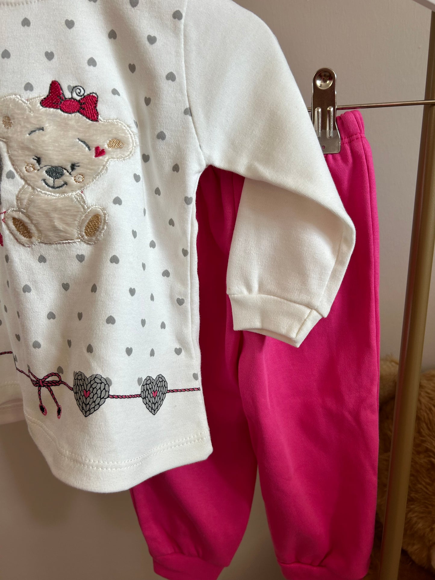 Ayıkcıkkı bebek pijama takımı