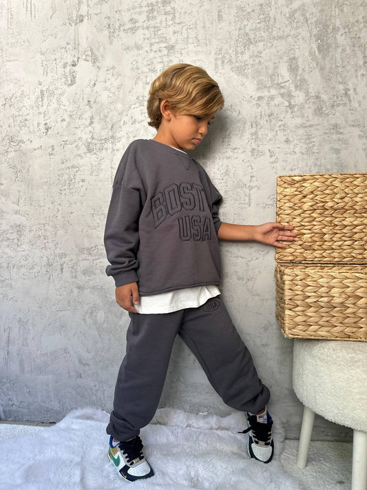 Boston antresit pamuklu takım