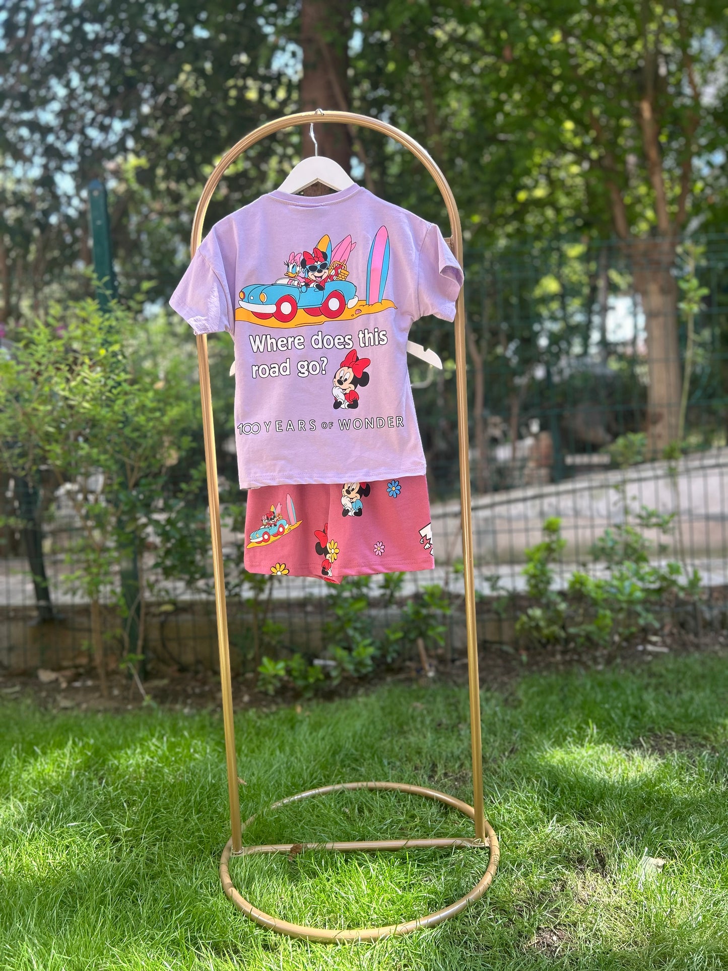 Minnie friends lila takım