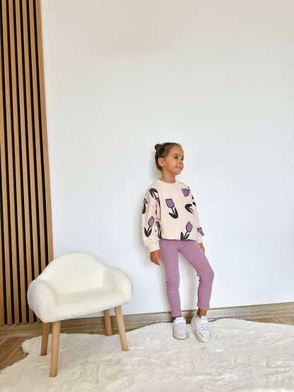 Lale desenli 3 iplik model