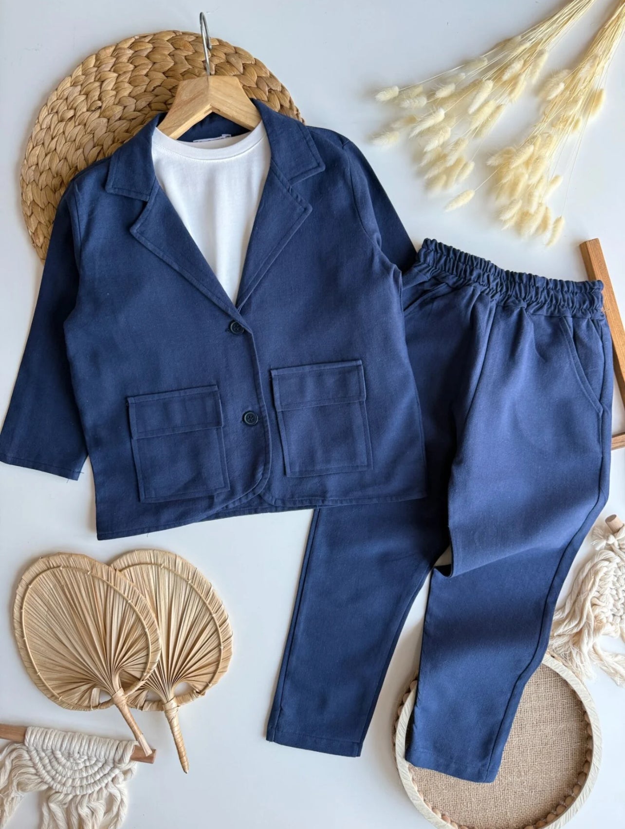 Lacivert erkek çocuk takım