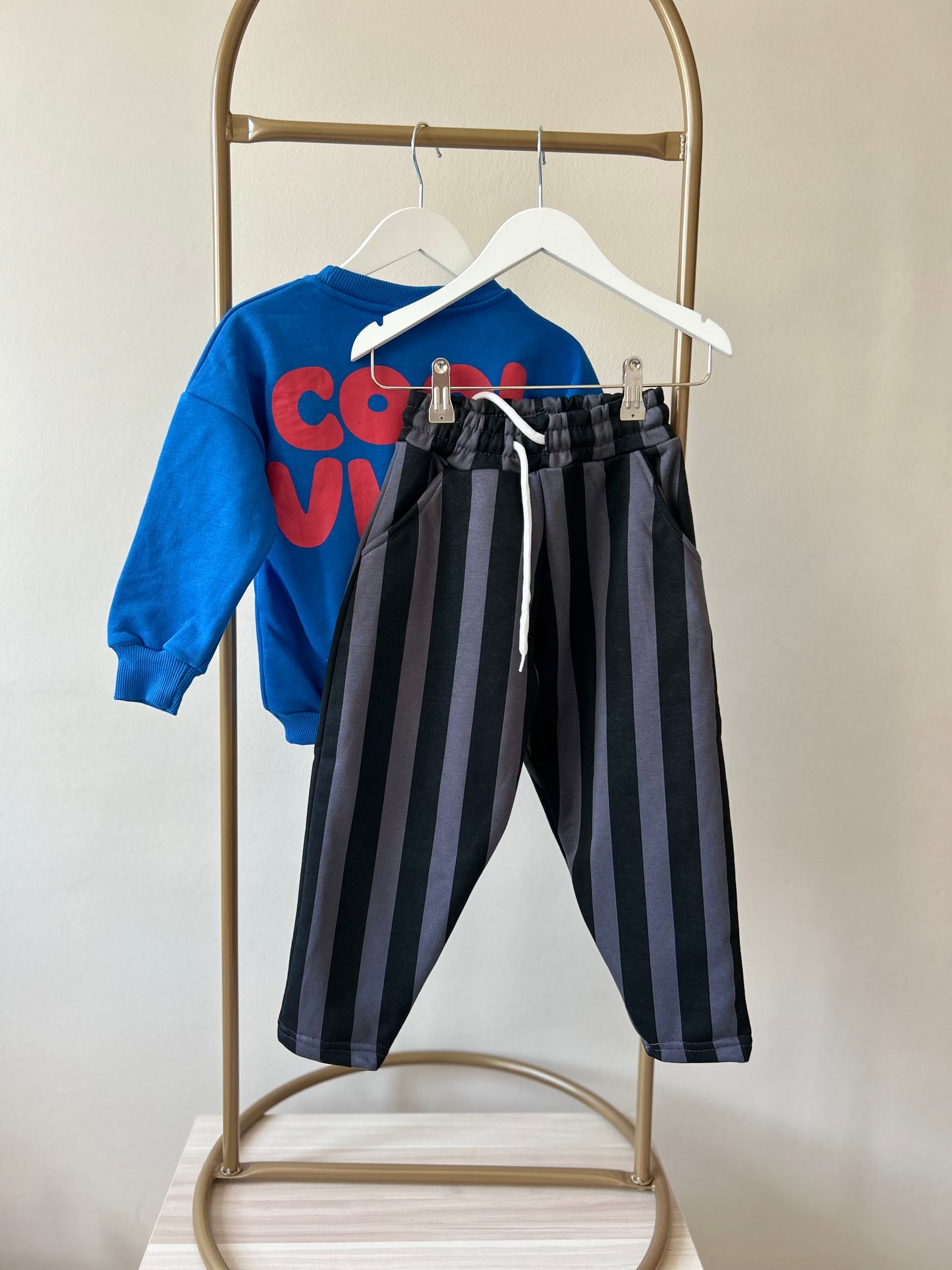 Cool vibes lavicert tarz erkek çocuk takım