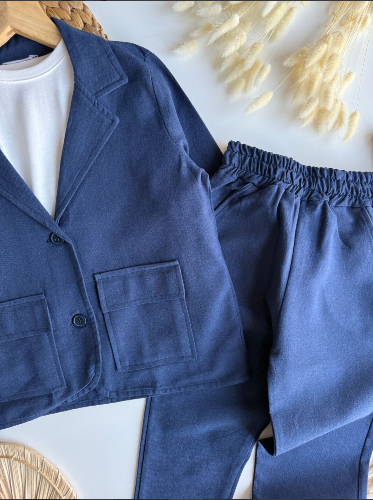 Lacivert erkek çocuk takım