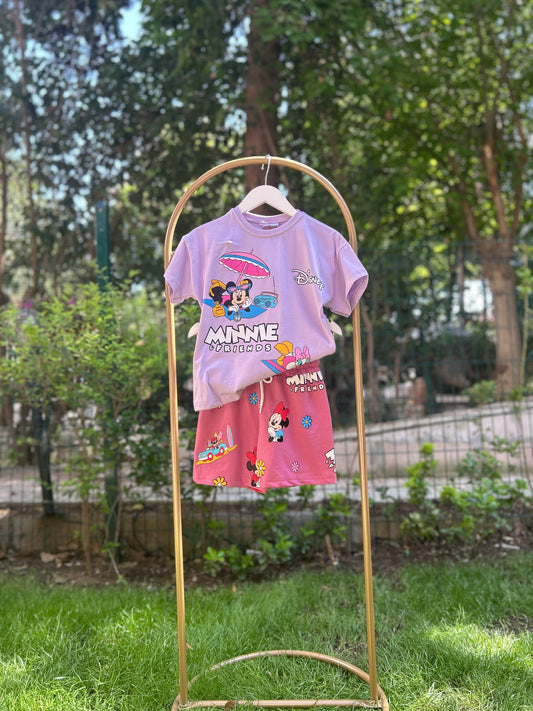 Minnie friends lila takım