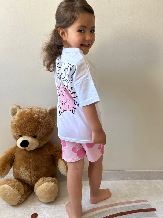 Eriyen dondurma minnie kız çocuk takım