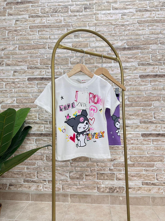 Kuromi kısa taytlı takım