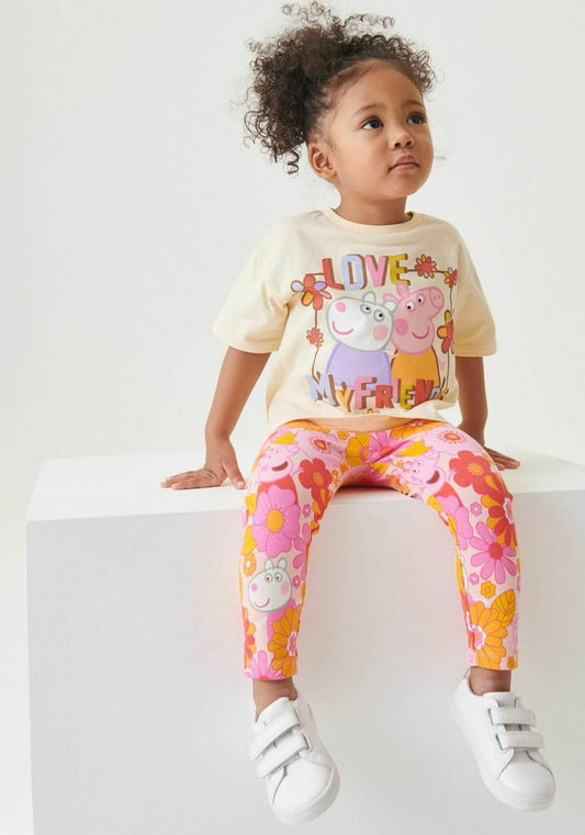 Peppapig çiçekli takım