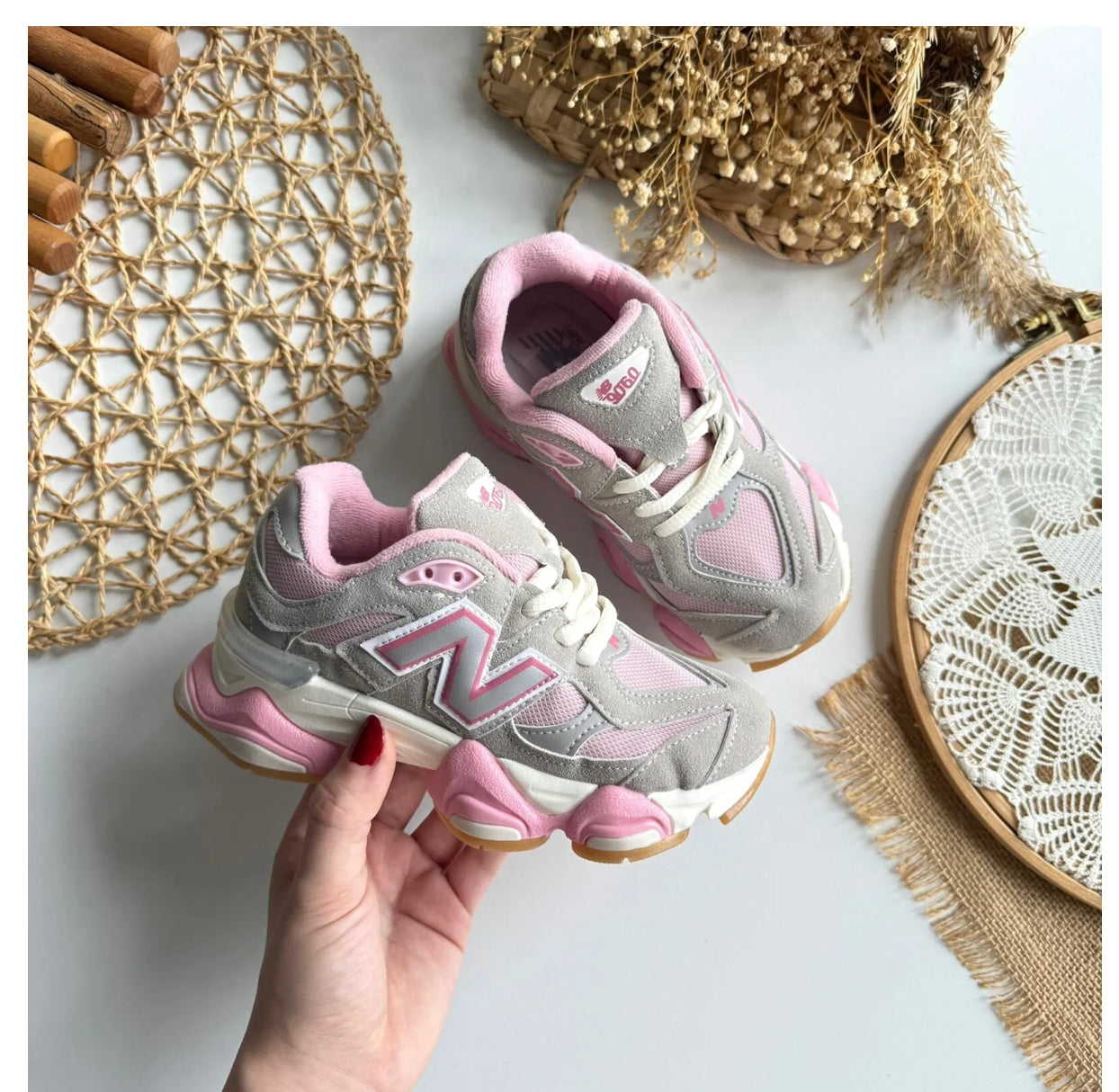 Pembe nn19 spor ayakkabı