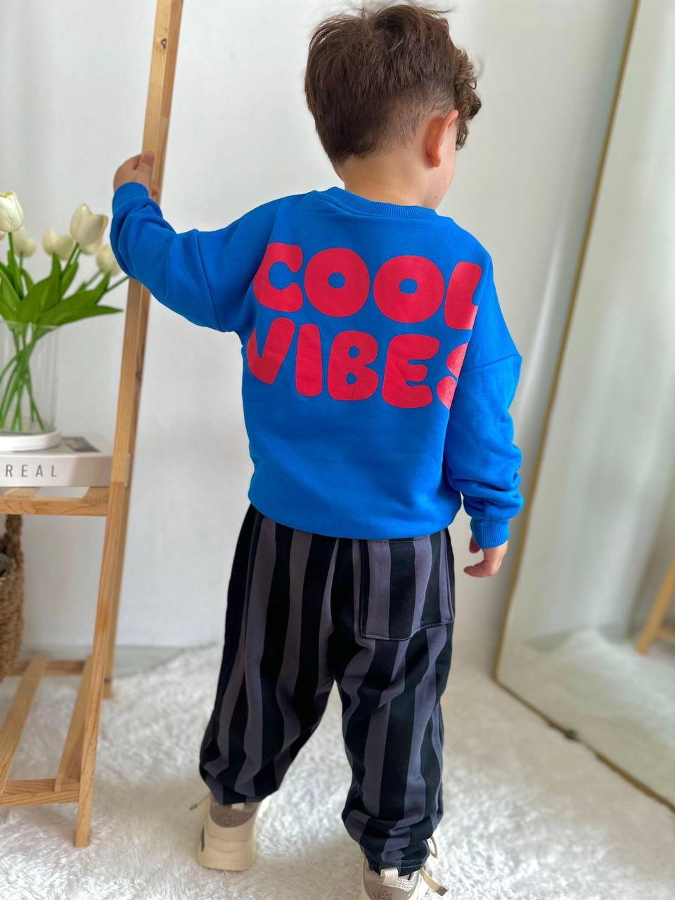 Cool vibes lavicert tarz erkek çocuk takım