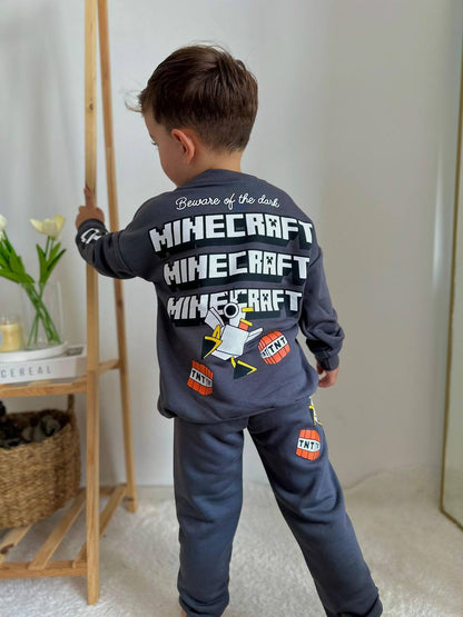 Minecraft 3 iplik pamuklu takım