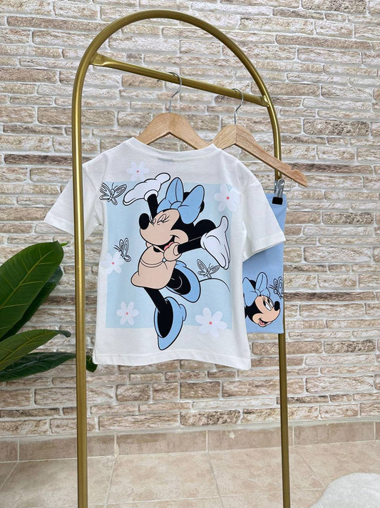 Kısa taytlı mavi mickey