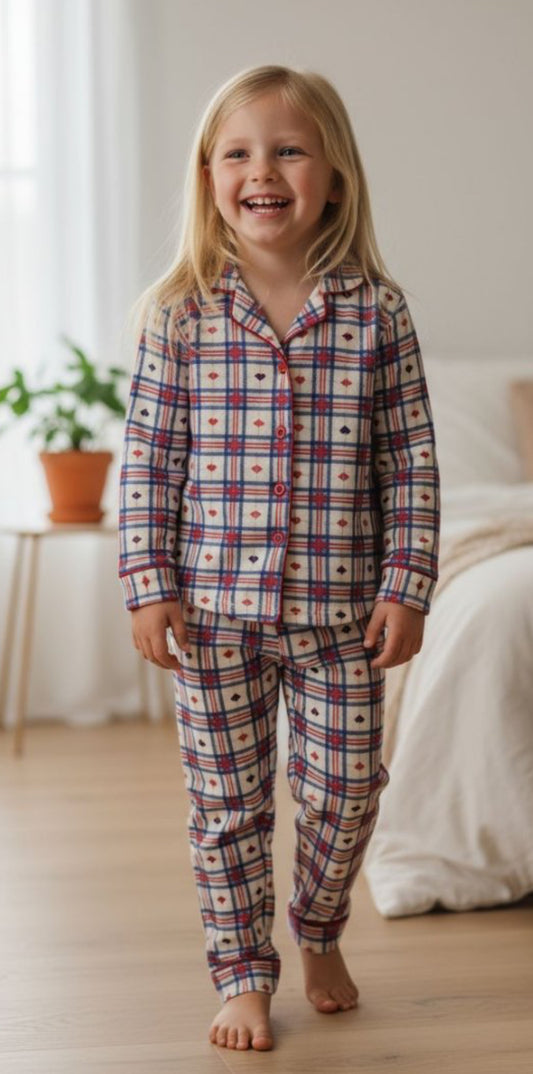 Kalpli kare pijama