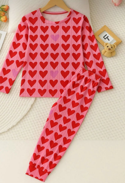 Kalpli fitilli düz pijaam takım