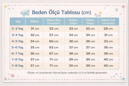 Jile elbiseli 4lü set