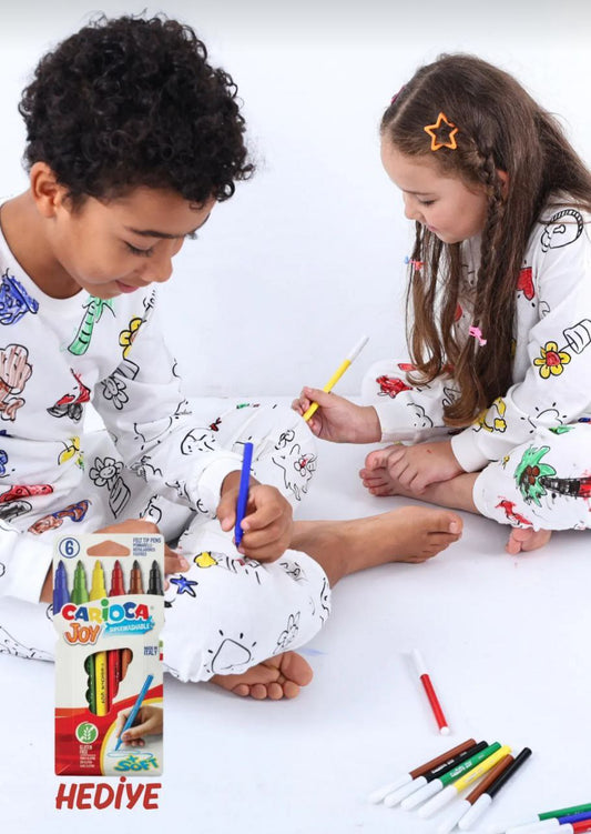 Boyanabilir pijama takımı