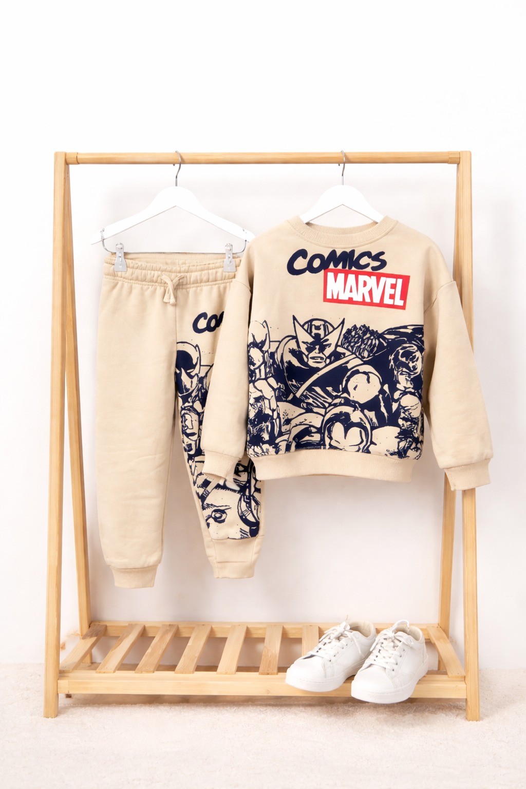 Marvel karakterli 3 iplik erkek çocuk takım